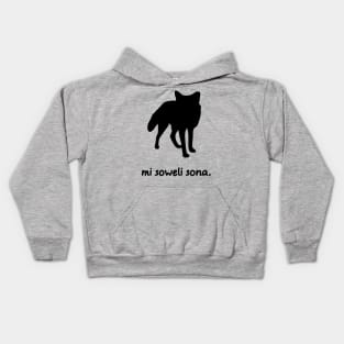 I'm A Fox (Toki Pona) Kids Hoodie